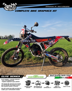 Grafica "spiderweb" Rieju - KIT COMPLETO