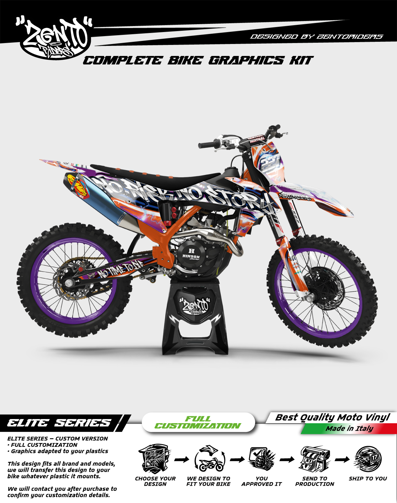 Grafica "The Racing Ghetto" - KIT COMPLETO