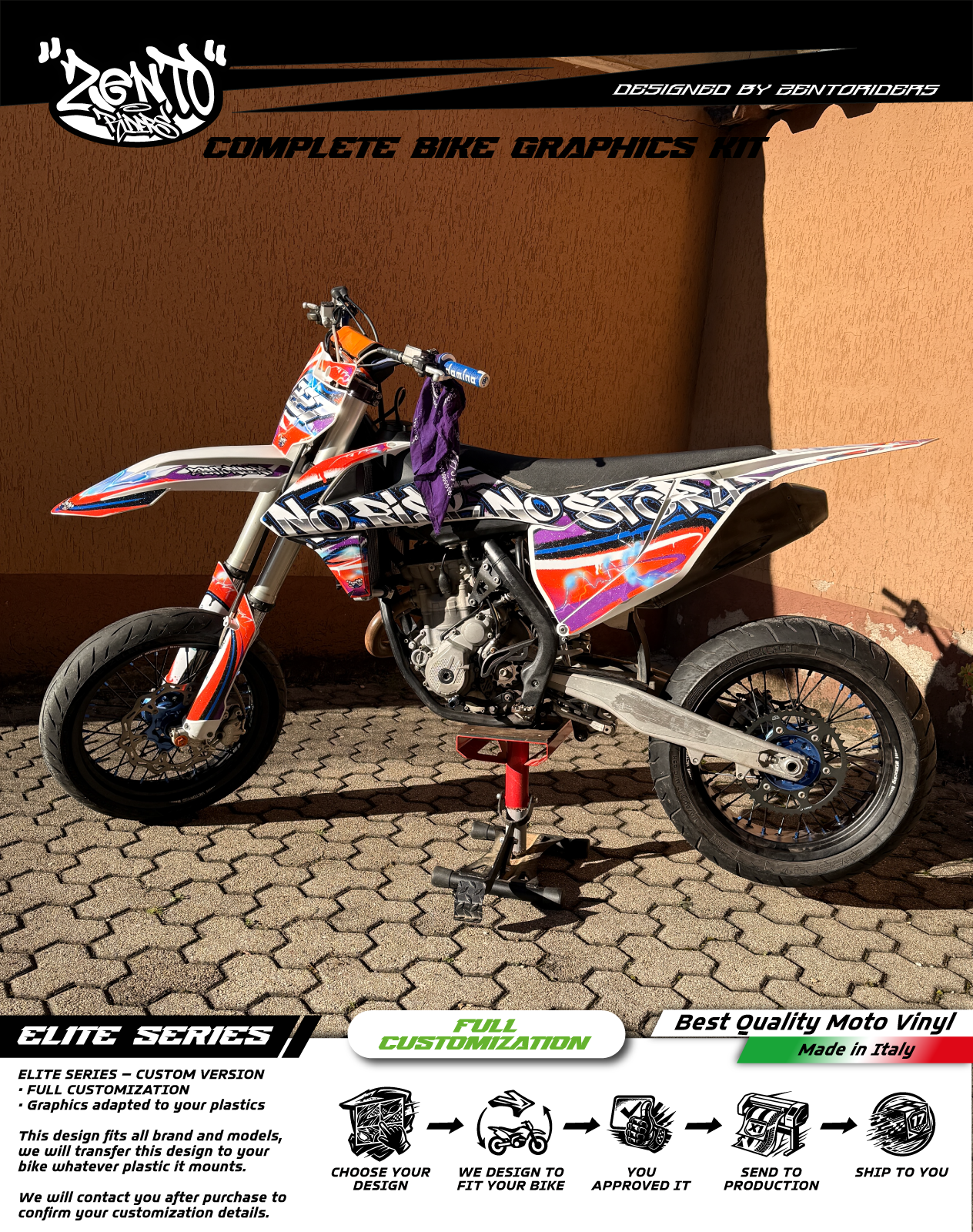 Grafica "The Racing Ghetto" - KIT COMPLETO