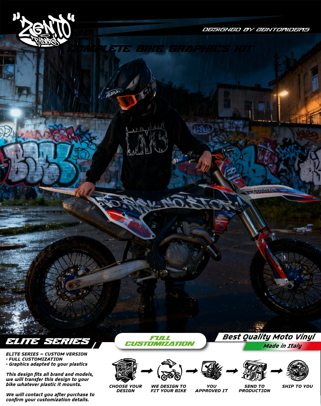 Grafica "The Racing Ghetto" - KIT COMPLETO