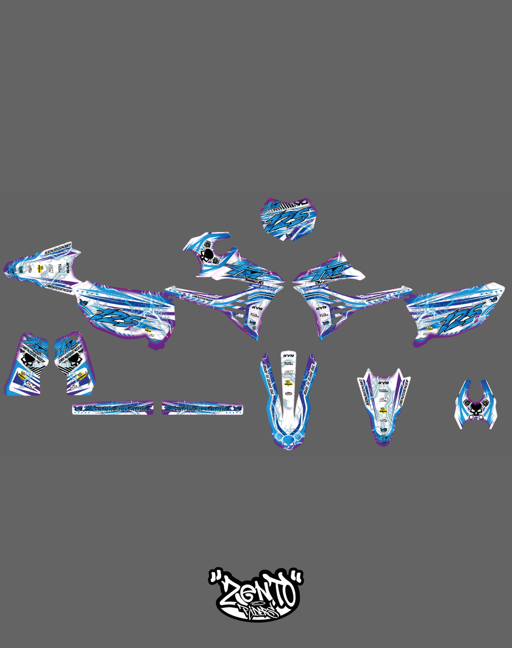 Grafica "TM Race Storm" Tm Racing - KIT COMPLETO