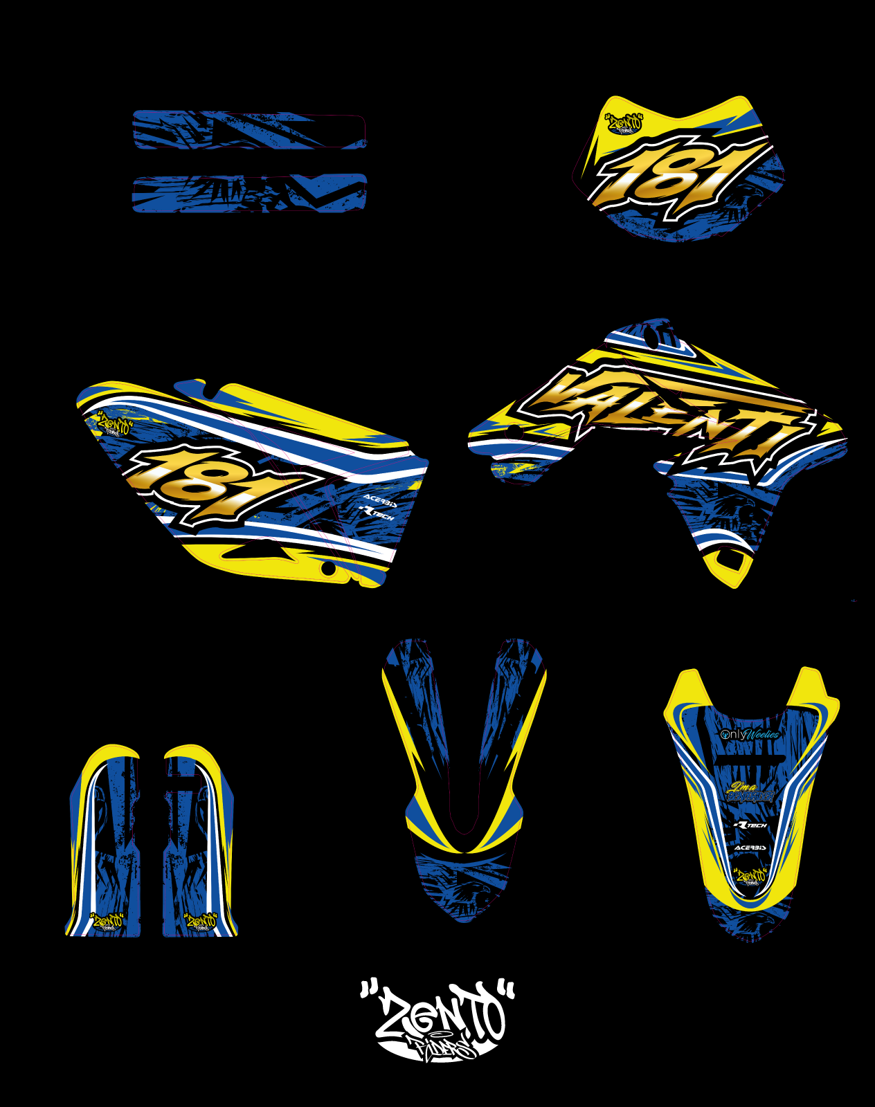 Grafica "Eagle" Valenti - KIT COMPLETO