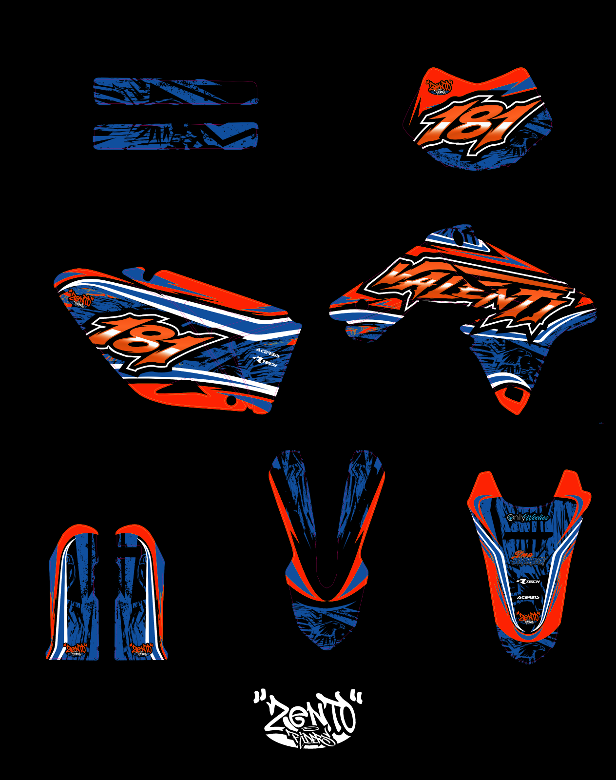 Grafica "Eagle" Valenti - KIT COMPLETO