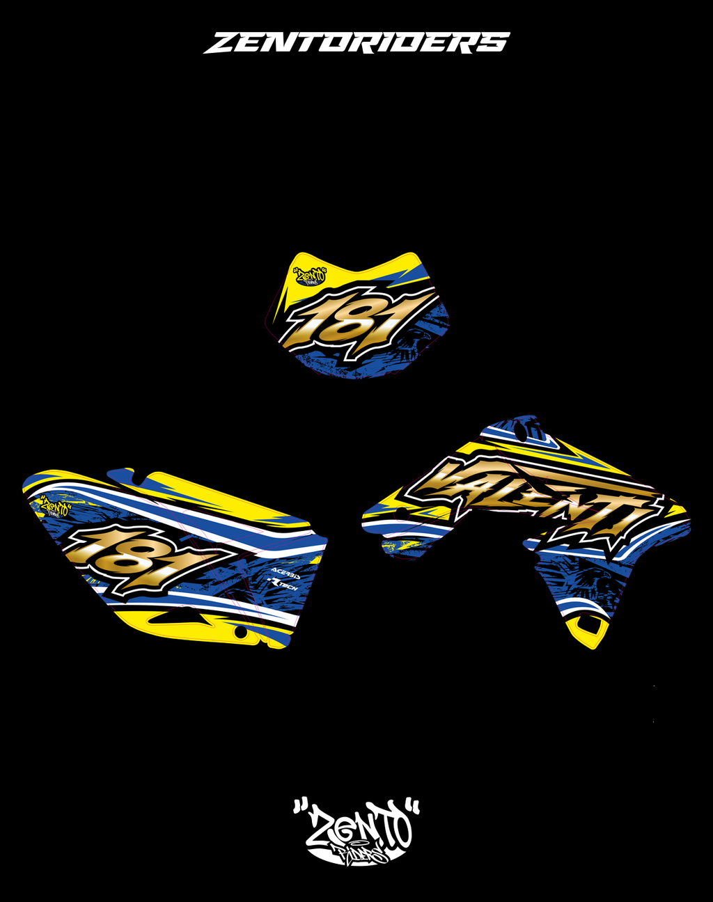 Grafica "Eagle" Valenti - KIT COMPLETO