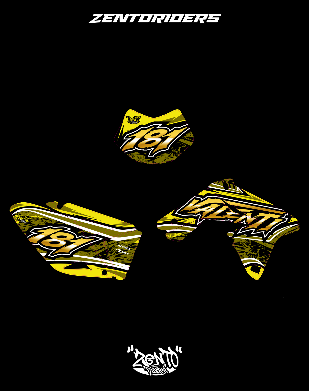 Grafica "Eagle" Valenti - KIT COMPLETO