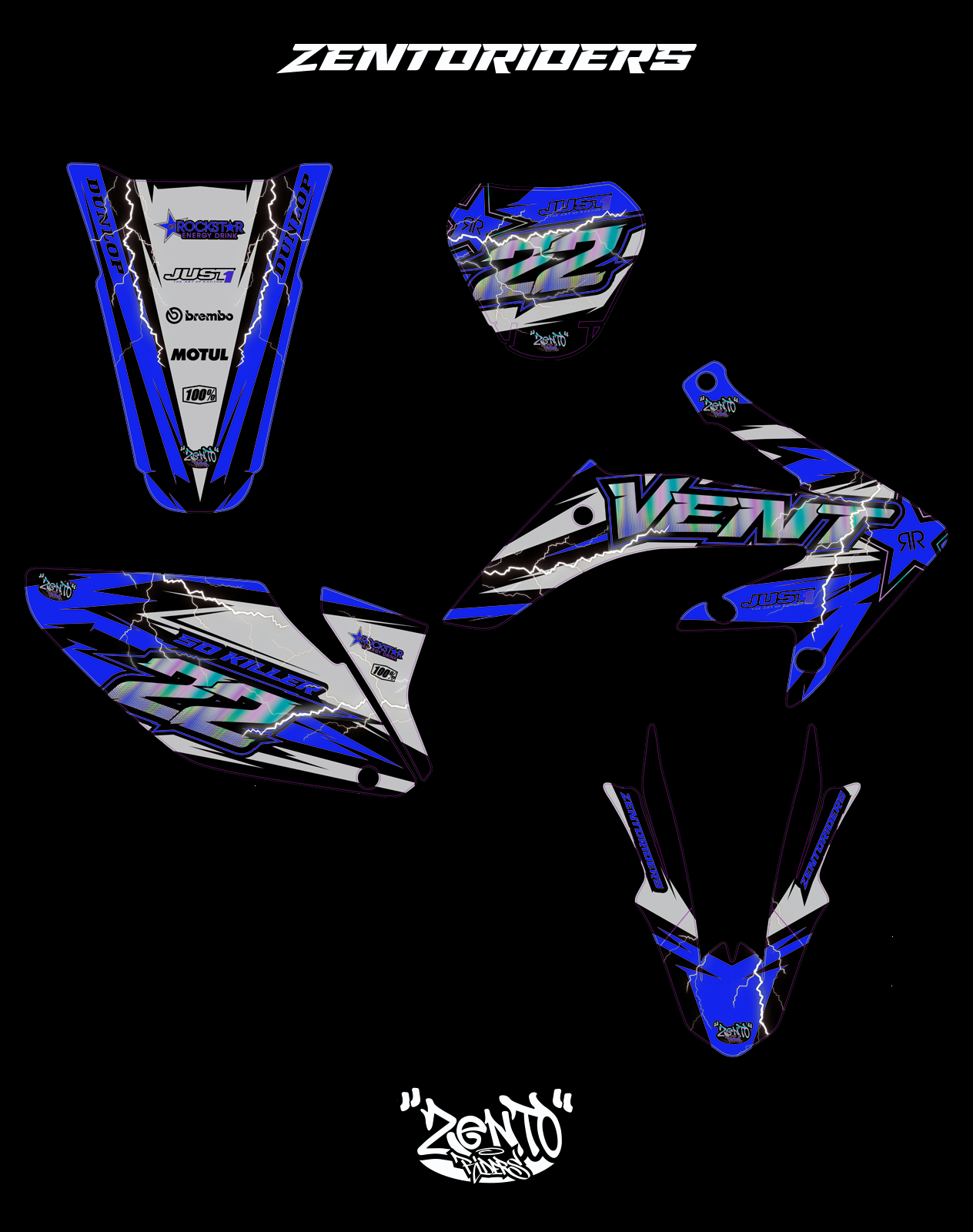 Grafica "Rockstar" Vent - KIT COMPLETO