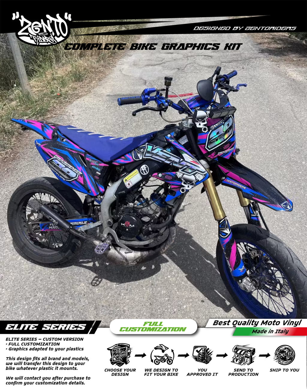 Grafica "Aggressive" Vent - KIT COMPLETO
