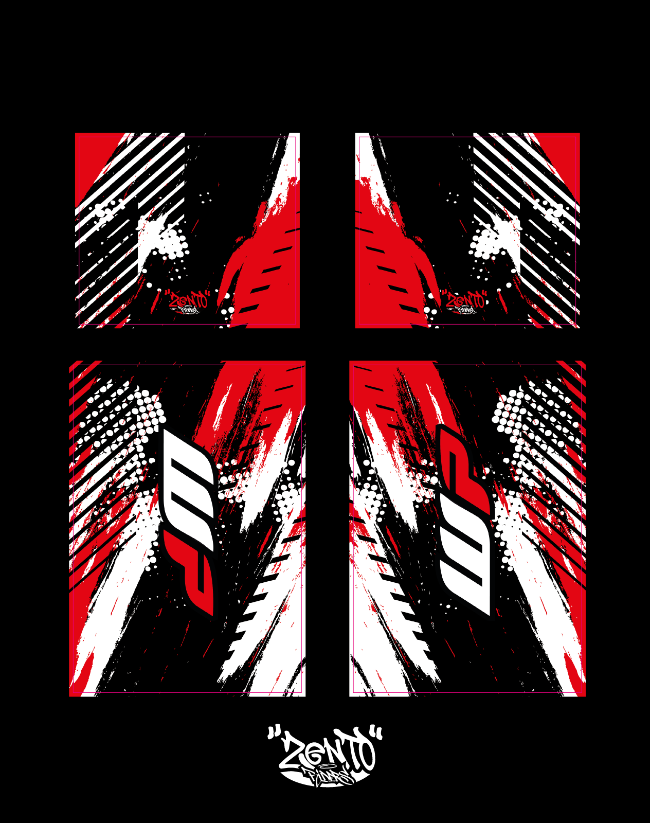 Grafica forcelle anteriori (personalizzabile)