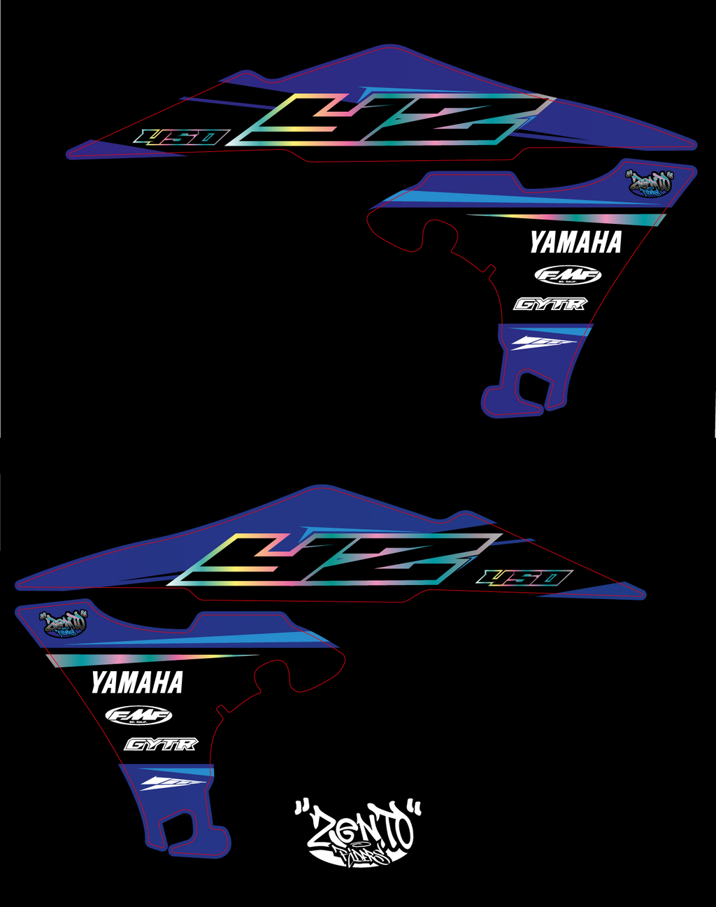 Grafica convogliatori yamaha YZ