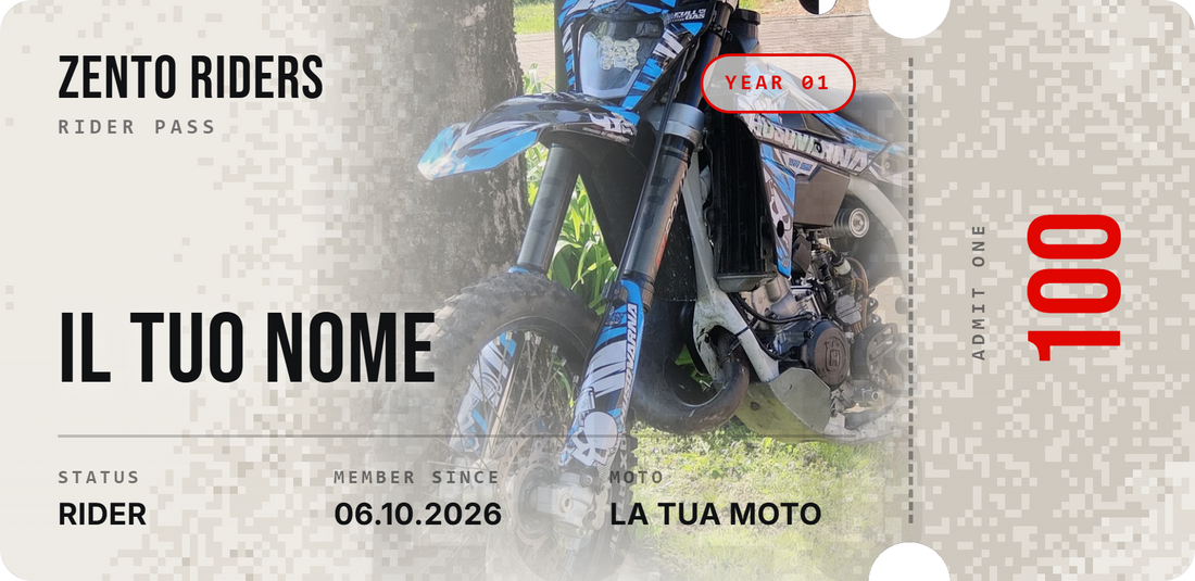 La Rider Card Year 01: il tuo nome, la tua moto e il tuo numero